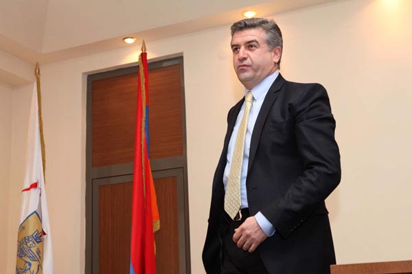 Yerevan mayor Karen Karapetyan 