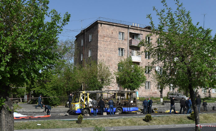 bus blast yerevan