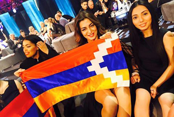 Iveta-Mukichyan artsakh flag