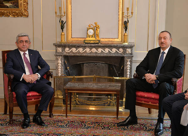 President Serzh Sargsya and Ilham Aliyev